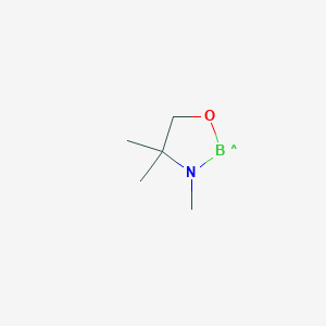 molecular formula C5H11BNO B12592004 3,4,4-Trimethyl-1,3,2-oxazaborolidin-2-yl CAS No. 648435-39-6