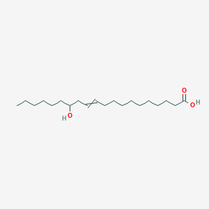 molecular formula C20H38O3 B1259203 14-羟基二十碳十一烯酸 