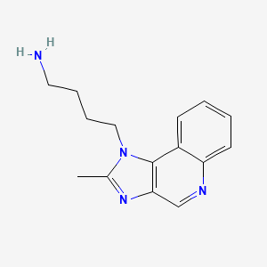 4-(2-Methyl-1H-imidazo[4,5-c]quinolin-1-yl)butan-1-amine