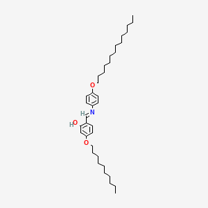 3-(Decyloxy)-6-{[4-(tetradecyloxy)anilino]methylidene}cyclohexa-2,4-dien-1-one