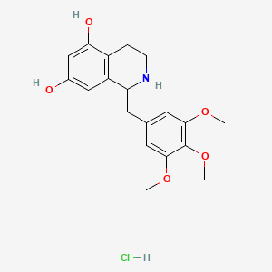 5,7-Dihydroxy-1-(3,4,5-trimethoxybenzyl)-1,2,3,4-tetrahydroisoquinoline hydrochloride