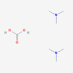 molecular formula C7H20N2O3 B12592086 Carbonic acid--N,N-dimethylmethanamine (1/2) CAS No. 644964-42-1