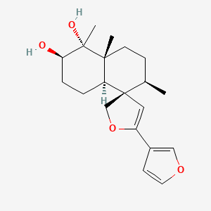 molecular formula C20H28O4 B1259209 Crotinsularin 
