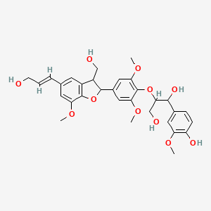 molecular formula C31H36O11 B1259216 Buddlenol B 