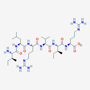 L-Isoleucyl-L-leucyl-N~5~-(diaminomethylidene)-L-ornithyl-L-valyl-L-isoleucyl-N~5~-(diaminomethylidene)-L-ornithine