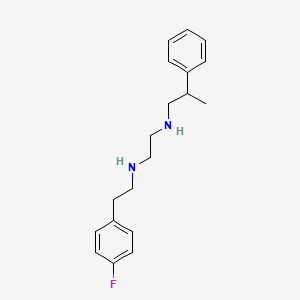 N-[2-(4-fluorophenyl)ethyl]-N'-(2-phenylpropyl)ethane-1,2-diamine