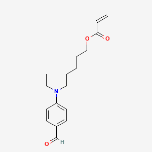 5-[Ethyl(4-formylphenyl)amino]pentyl prop-2-enoate