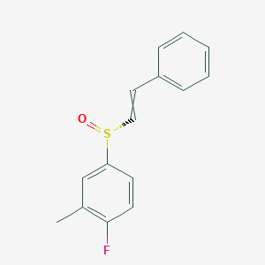 1-Fluoro-2-methyl-4-[(R)-2-phenylethenesulfinyl]benzene