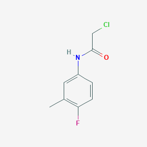 2-chloro-N-(4-fluoro-3-methylphenyl)acetamide