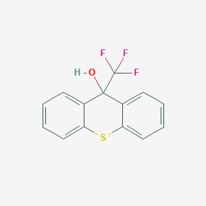 9H-Thioxanthen-9-ol, 9-(trifluoromethyl)-