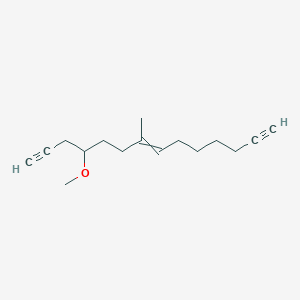 4-Methoxy-7-methyltetradec-7-ene-1,13-diyne