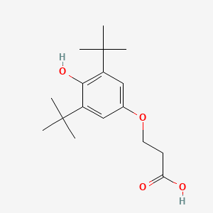 3-(3,5-Di-tert-butyl-4-hydroxyphenoxy)propanoic acid