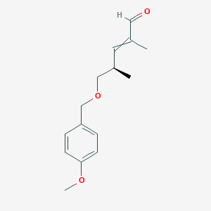 (4R)-5-[(4-Methoxyphenyl)methoxy]-2,4-dimethylpent-2-enal