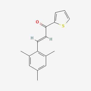 (E)-1-thiophen-2-yl-3-(2,4,6-trimethylphenyl)prop-2-en-1-one