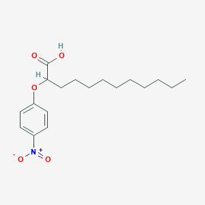 molecular formula C18H27NO5 B1259236 p-Nitrophenoxydodecanoic acid 