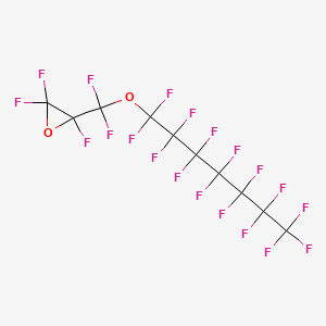 2-{Difluoro[(pentadecafluoroheptyl)oxy]methyl}-2,3,3-trifluorooxirane