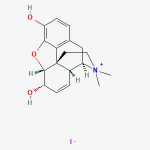 molecular formula C18H22INO3 B1259239 Morphine methiodide CAS No. 14054-17-2