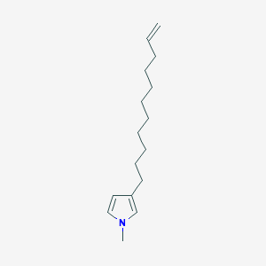 1-Methyl-3-(undec-10-en-1-yl)-1H-pyrrole