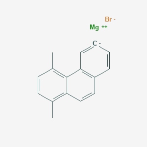 molecular formula C16H13BrMg B12592478 Magnesium, bromo(5,8-dimethyl-3-phenanthrenyl)- CAS No. 500321-18-6