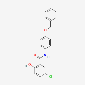 N-[4-(Benzyloxy)phenyl]-5-chloro-2-hydroxybenzamide