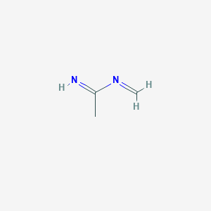 molecular formula C3H6N2 B12592500 N-Methylideneethanimidamide CAS No. 648880-59-5