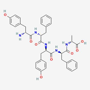 D-Tyrosyl-D-phenylalanyl-D-tyrosyl-D-phenylalanyl-D-alanine