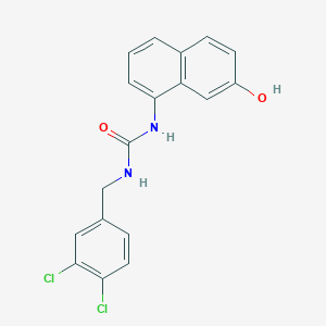 1-(3,4-Dichlorobenzyl)-3-(7-hydroxy-1-naphthyl)urea