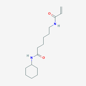 molecular formula C15H26N2O2 B12592576 6-(Acryloylamino)-N-cyclohexylhexanamide CAS No. 606933-07-7