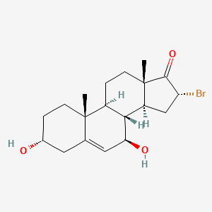 (3alpha,16alpha)-16-Bromo-3,7-dihydroxyandrost-5-en-17-one