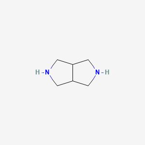 molecular formula C6H12N2 B1259266 octahydropyrrolo[3,4-C]pyrrole CAS No. 5840-00-6