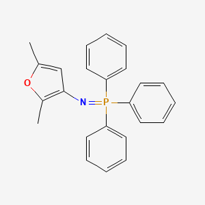 3-Furanamine, 2,5-dimethyl-N-(triphenylphosphoranylidene)-