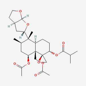 molecular formula C28H42O9 B1259274 艾文 II 