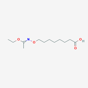 8-{[(1-Ethoxyethylidene)amino]oxy}octanoic acid