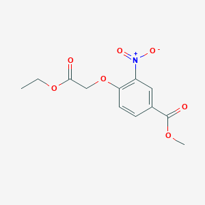 Methyl 4-(2-ethoxy-2-oxoethoxy)-3-nitrobenzoate