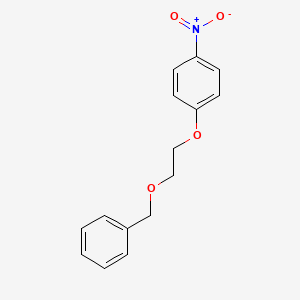 molecular formula C15H15NO4 B12592765 1-[2-(Benzyloxy)ethoxy]-4-nitrobenzene CAS No. 647858-20-6