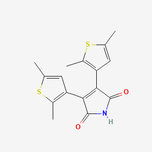 1H-Pyrrole-2,5-dione, 3,4-bis(2,5-dimethyl-3-thienyl)-