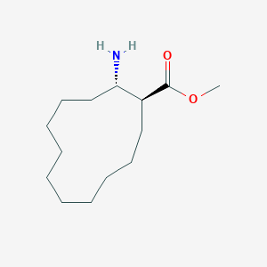 methyl (1S,2S)-2-aminocyclododecane-1-carboxylate