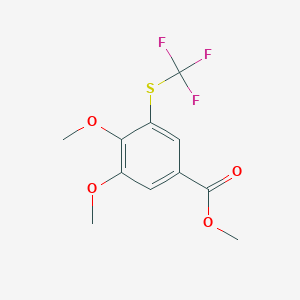 Methyl 3,4-dimethoxy-5-[(trifluoromethyl)sulfanyl]benzoate