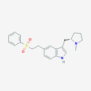 B125928 (S)-3-((1-Methylpyrrolidin-2-yl)methyl)-5-(2-(phenylsulfonyl)ethyl)-1H-indole CAS No. 1252673-29-2