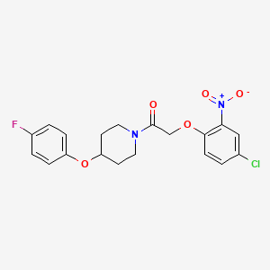 2-(4-Chloro-2-nitro-phenoxy)-1-[4-(4-fluoro-phenoxy)-piperidin-1-yl]-ethanone