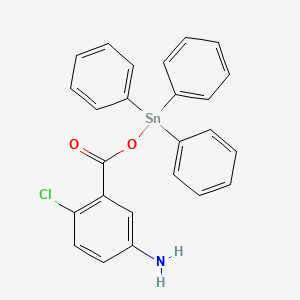 4-Chloro-3-{[(triphenylstannyl)oxy]carbonyl}aniline