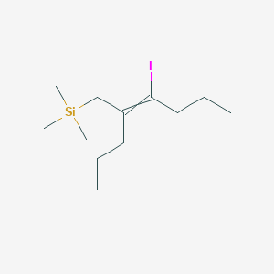 (3-Iodo-2-propylhex-2-en-1-yl)(trimethyl)silane