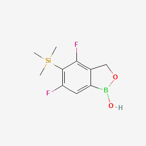 4,6-Difluoro-5-(trimethylsilyl)-2,1-benzoxaborol-1(3H)-ol