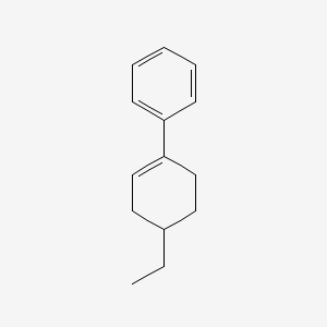 molecular formula C14H18 B12592838 4-Ethyl-2,3,4,5-tetrahydro-1,1'-biphenyl CAS No. 473672-13-8