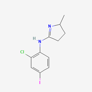 N-(2-chloro-4-iodophenyl)-2-methyl-3,4-dihydro-2H-pyrrol-5-amine