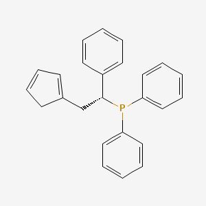 [(1R)-2-(Cyclopenta-1,3-dien-1-yl)-1-phenylethyl](diphenyl)phosphane