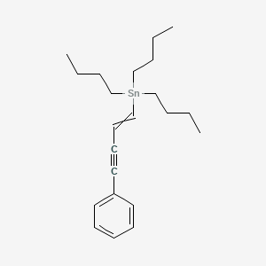 Tributyl(4-phenylbut-1-EN-3-YN-1-YL)stannane