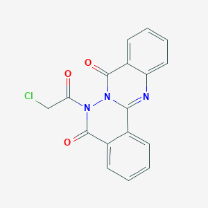 6-(Chloroacetyl)-6H-phthalazino[1,2-b]quinazoline-5,8-dione