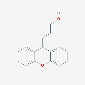 molecular formula C16H16O2 B12592903 3-(9H-Xanthen-9-YL)propan-1-OL CAS No. 648928-44-3