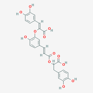 molecular formula C27H22O12 B1259291 Isomelitric acid A CAS No. 444179-57-1